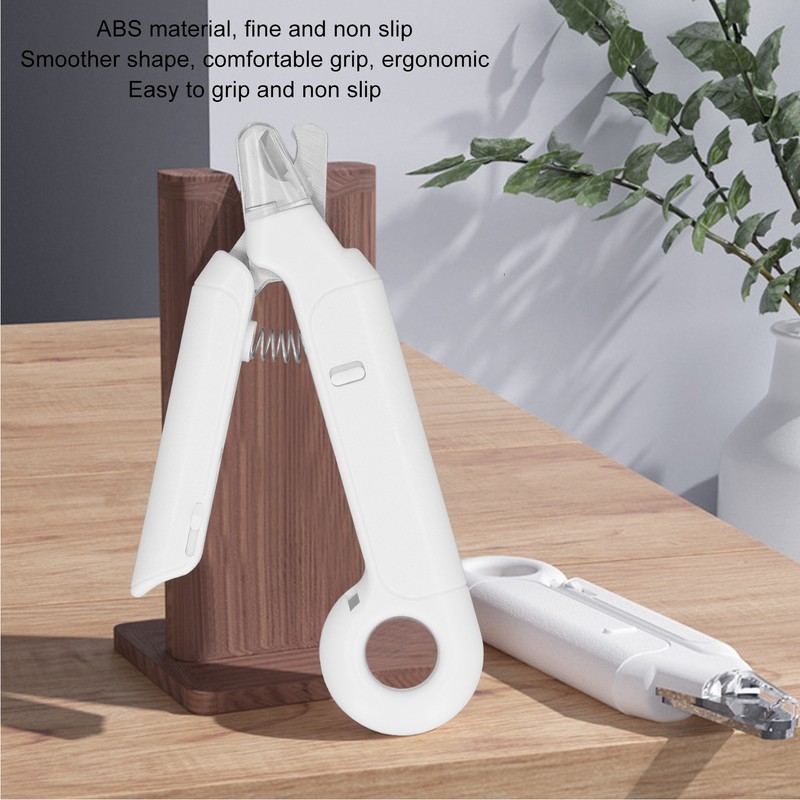 Pet Nail Clipper LED Light Safety Lock Ergonomic Dog Cat