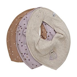 PIPPI Unisex Triangular Bib One Size Ice Purple