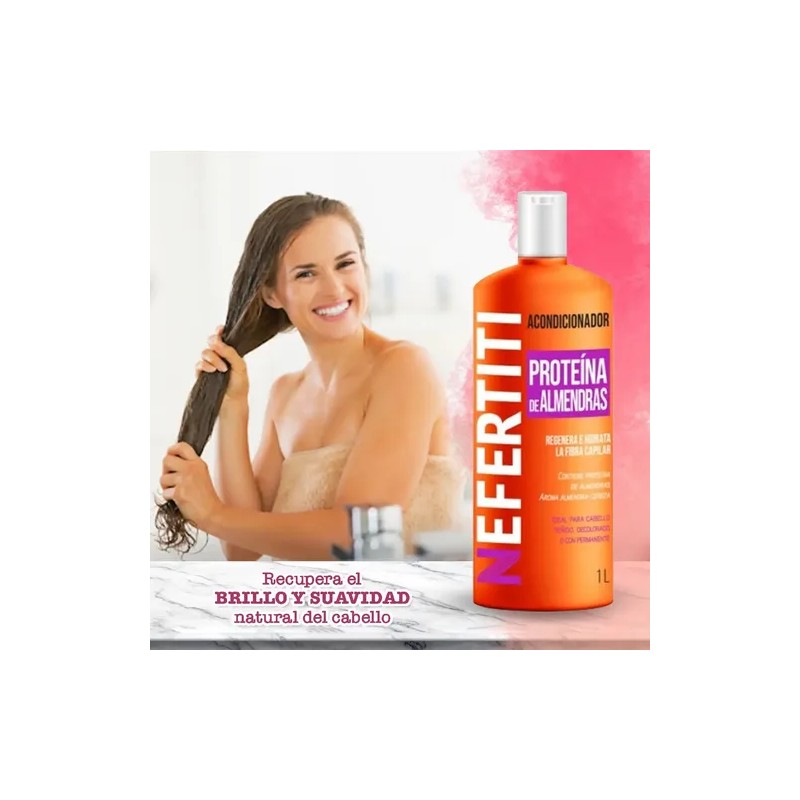 Acondicionador De Almendra 1lt Cabello Muy Dañado