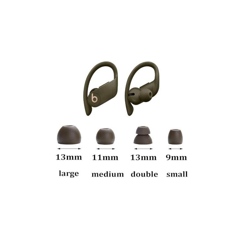 Replacement Earbud Tips for Beats Powerbeats Pro Wireless Stereo Headphones