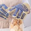 Oven Gloves, Heat Resistant 540 Degrees Grilling Gloves, Hot Surface