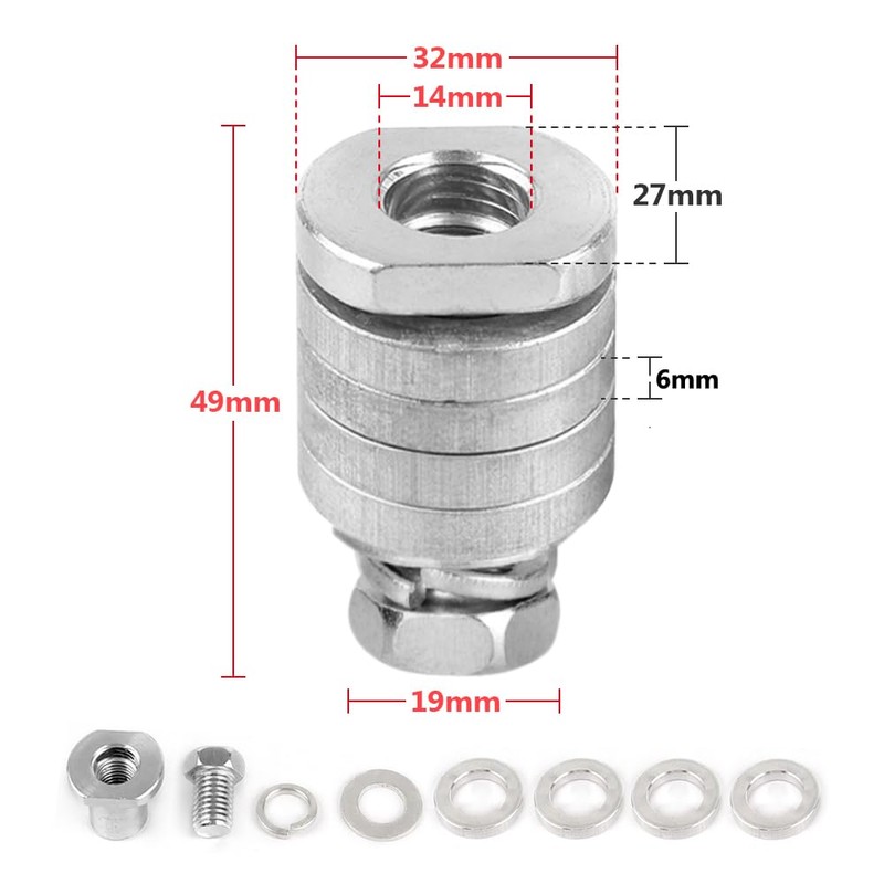 Gasea M14 Angle Grinder to Grooving Machine Adapter Conversion Head