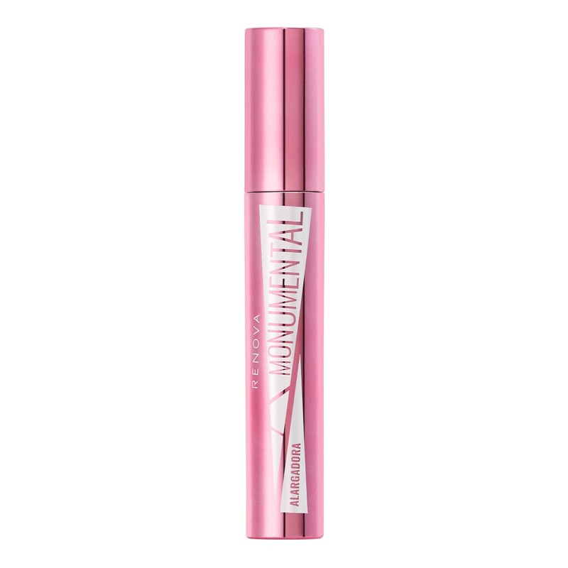 Renova Mascara Monumental Alargamiento, Negro, 6 g