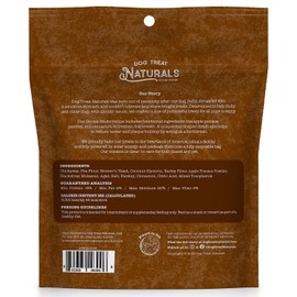 Dog Treat Naturals Dental Chew Sticks | Helps Clean Teeth and Easy to Digest Dog Treats | Dog Breath Freshener | Made with Chickpea & Cinnamon| Made in USA (20 Sticks)