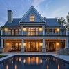 White Outdoor Lights for House, LED Exterior Front Porch Light