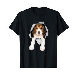 Sneaking Beagle - Puppy Dog Lover Animal Breeder Pet Owner T-Shirt