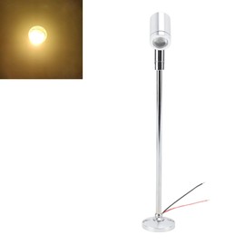 Asixxsix LED Mini Spotlight, DC12V Jewelry Showcase Display Light Standing Up Cabinet Spotlight Lights for Indoor Display Cabinet Accent Cupboard, 8.3 inch Height (Silver)