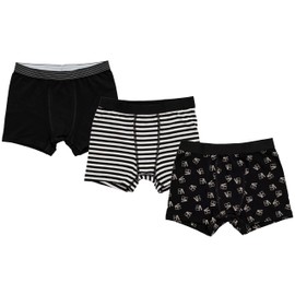 ORGANICKID Boys 100% Organic Cotton Underwear GOTS Certified Kids Toddler Boxer Briefs Pack of 3 (US, Age, 3 Years, 4 Years, Cinema)