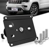 No Drill Tow Hook License Plate Mount Relocator Bracket Kit