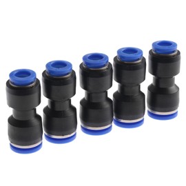 5pcs Pneumatic Fittings Push In Straight Reducer Connectors For Air Water Hose