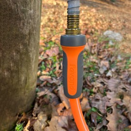 Fevone Garden Hose 35 ft., Lightweight Hybrid Water Hose, Flexible and Durable, Leak-Free Connections