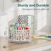 EKNITEY Rotating Mesh Desk Organizer - 4 Slots Cute Pen