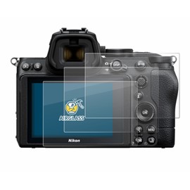 BROTECT Protective Glass for Nikon Z 5 (Pack of 3) Protective Film Tempered Glass [Extremely Scratch-Resistant 9H, Anti-Fingerprint, Ultra Transparent]