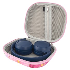 Kingshion Hard Headphone Case Compatible with JBL Tune 510BT, 520BT, 525BT, 500BT, 560BT, 570BT,Tune 600BTNC, 660NC, 670NC, Travel Carrying Bag for Live 460NC, Live 400BT,T450BT, E45BT (Pink