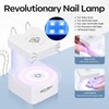 modelones Gel Nail Kit, Upgrade 15Sizes Gel Nail Tips Short
