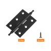 sourcing map 2Pcs 2 x 0.91 Inch Door Hinge Solid