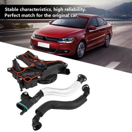 Car Valve Oil Separator for 06H103495 for Crankcase Ventilation Crank Use Ventilation 06H103495E 06H 103 495 06H 103 495 06H103495e Valve Separator 1 6-Piece