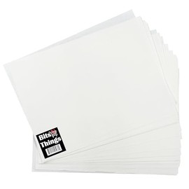 Bits N Things 9" x 12" Steak Paper Sheets | Butcher Paper | Wax Coated | Made in America | Pack of 500 (White)