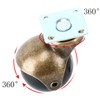 Homend 4-Pack Antique Copper Ball Caster for Sofa Furniture,Bench &