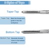 sourcing map 6 Set Metric Hand Taps, M5 x 0.8