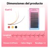 Pestañas Postizas Itntfn 4d Forma U Naturales Y Voluminosas