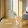 Goldge Cat Toy Feathers Retractable Fishing Rod with 12 Refills