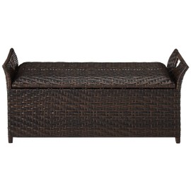 Christopher Knight Home Wing Outdoor Storage Bench, Multibrown