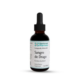 Sangre de Drago (or grado) Peruvian Dragon’s Blood Liquid (4oz) | 100% Pure Liquid Sap Ecologically Wildcrafted Croton Lechleri Dragon’s Blood for Natural Skin Healing and Digestion Support