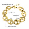Waterproof 18K Gold Plated Stainless Steel Chunky Chain Big Pig