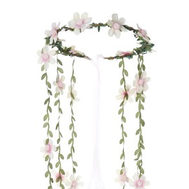1 Piece Pink Fairy Floral Headband for Renaissance Party