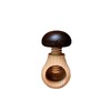 Wooden World Brown and Red Nutcracker Set of 2 Natural