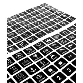 SCUARI 120PCS Car Button Stickers,Switch Panel Stickers,Car Accessories,Dashboard Stickers,Switch Panel Labels for Car Dashboard,Suitable for Switch Panel AR-800,BA80,GA80,GB80,BB80,BC60,GC60