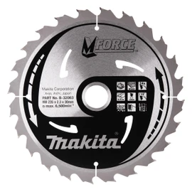 Aparoli Makita Mak-Force B-32063 Circular Saw Blade 235 mm for Hand and Table Circular Saws