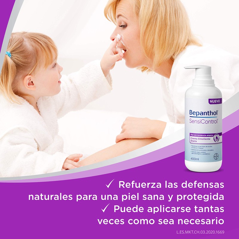 Bepanthol Sensicontrol Crema Emol 400 ml, 400 ml (Paquete De