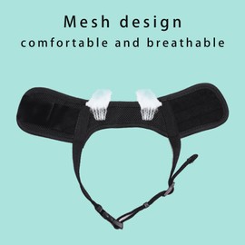 Muzzle for Dogs, Nylon Muzzle for Dogs Medium and Large Dogs, Muzzle with Velcro Fastening, Soft, Prevents Biting, Barking and Chewing (XL)