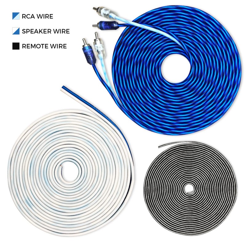 CT Sounds 4 Gauge OFC Complete Amp Wiring Install Kit,