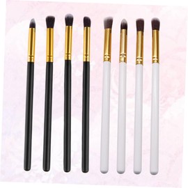 FOMIYES 2set Professional Makeup Brush Women Includes Essential Brushes for Eyeliner and Blush Portable Black Handles for Daily