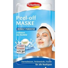 Schaebens Peel-Off Face Mask Refines Skin complexion (10 x 15 ml for 10 Applications)