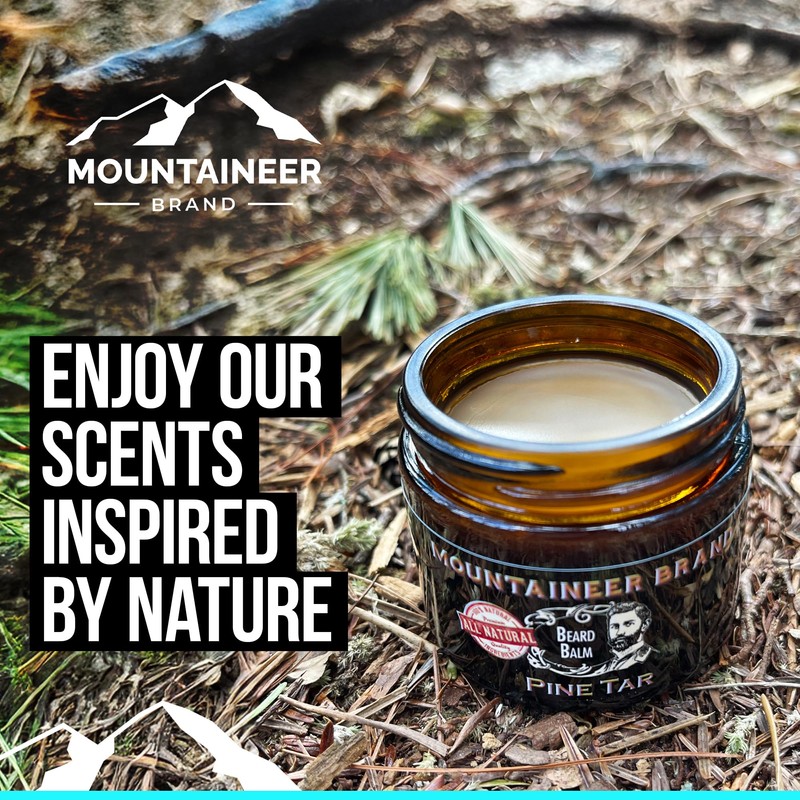 Mountaineer Brand All Natural Biotin Beard Growth Balm | Made