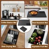 Silicone Coffee Mat for Espresso Machine, 24"x16" Large Bar Mat
