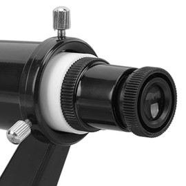 Finder Scope for Telescope, Finder Scope 5 x 24, 5 x Astronomical Telescopic Finder Scope with Inline Base Stand, Portable Reticle Telescope Finder Scope for Astronomy
