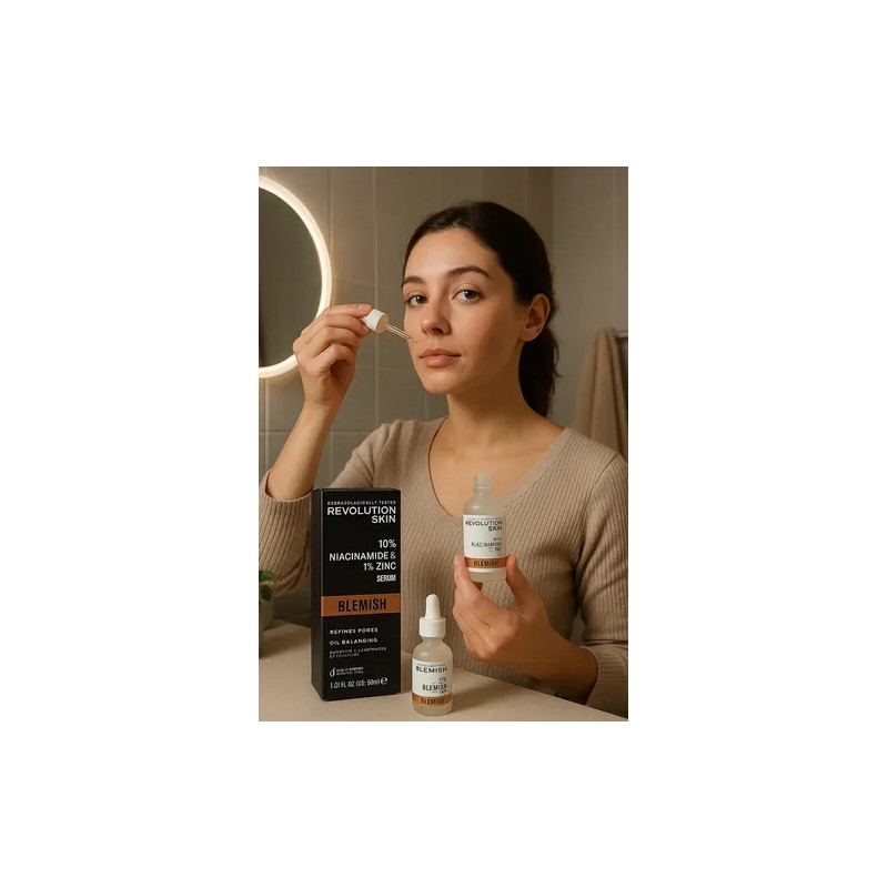 Revolution Skin Sérum Niacinamida 10 Zinc 1 Piel Impecable