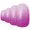 False Nail Bling Art Magenta Gel Ombre Oval 24 False
