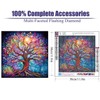 5D Diamond Painting Tree of Life, Colourful Magic Tree Diamond