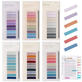Pestañas De índice Adhesivas, 1200 Marcadores De Página, Pestañas De Indice Adhesivas De Colores Para Lectura De Libros Cuadernos Carpetas De Archivos (60 Colores)