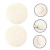 OATIPHO 10pcs Natural Loofah Facial Scrubber Pads for Deep Cleansing