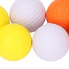 6Pcs Golf Balls Set 3 Colors Textured Surface Balls and