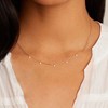 VRIUA Dainty Necklace for Women 14K Gold Plated Simple Gold