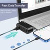 VIENON 4-Port USB C Hub [90°/180° Degree Rotatable], USB C