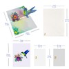 CNLITIHEKA 3D Hummingbird Pop Up Cards, Happy Birthday Card, Father's